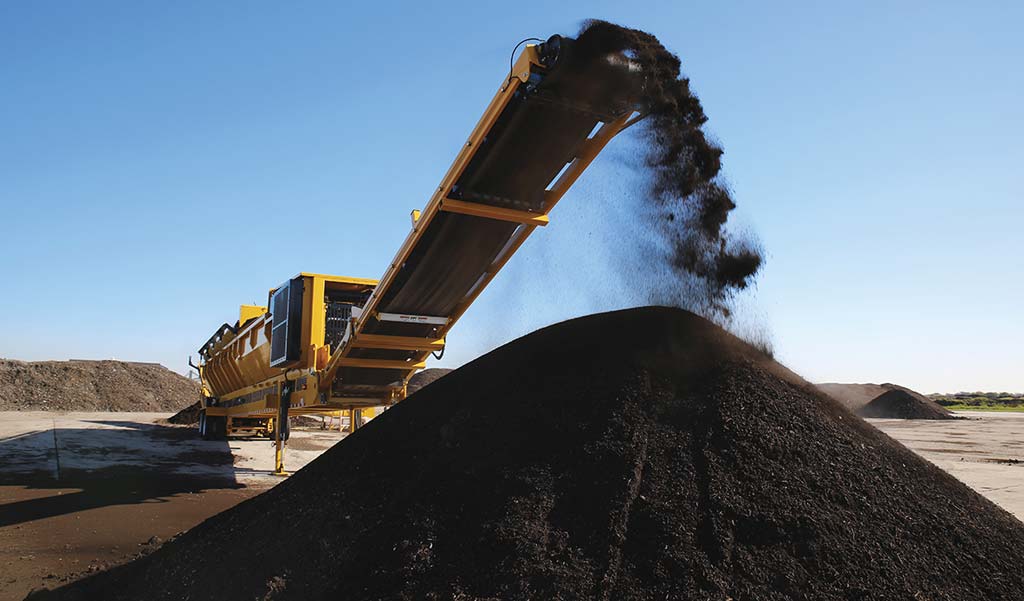 Vaglio Rotativo Vermeer TR626 in azione 2