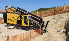 Festa_cantiere D100_Vermeer Posa di Grandi Condotte in Marche ed Abruzzo grazie alla Perforazione Orizzontale Controllata
